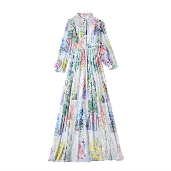 banulin spring summer flower print a-line chiffon long maxi dress for women sleeve casual boho vestido de mujer 210603, Black;gray
banulin spring summer flower print a-line chiffon long maxi dress for women sleeve casual boho vestido de mujer 210603, Black;gray