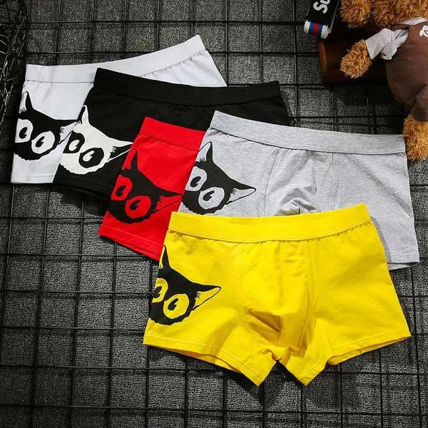 underpants 4pcs/lot cat men's boxer underwear flat pants pure cotton large size latest fashion four seasons, Black;white
underpants 4pcs/lot cat men's boxer underwear flat pants pure cotton large size latest fashion four seasons, Black;white