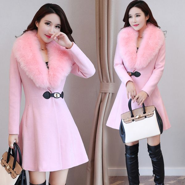 pink woolen coat female temperament lady mid-length long-sleeved thickened was thin autumn and winter models slim wild tide fz37, Black
pink woolen coat female temperament lady mid-length long-sleeved thickened was thin autumn and winter models slim wild tide fz37, Black