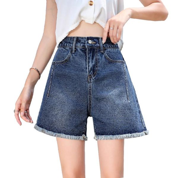 women's shorts denim plus size 2021 wide leg summer casual loose high waisted female blue jeans for women, White;black
women's shorts denim plus size 2021 wide leg summer casual loose high waisted female blue jeans for women, White;black