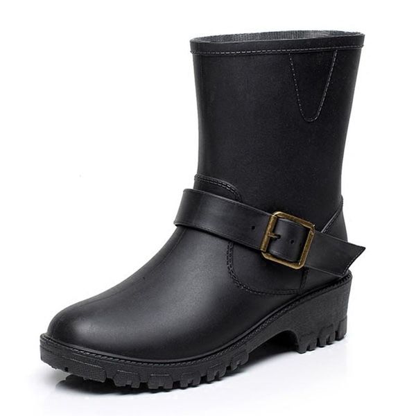 boots 2021 women brand design rain boot shoes woman solid rubber waterproof flats fashion plus size 36-40, Black
boots 2021 women brand design rain boot shoes woman solid rubber waterproof flats fashion plus size 36-40, Black