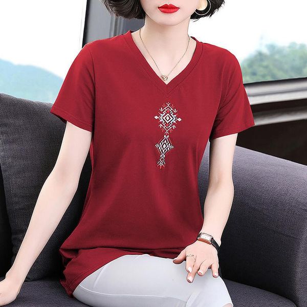 women's t-shirt 2021 summer t shirt woman short sleeve o neck korean style plus size loose women shirts, White
women's t-shirt 2021 summer t shirt woman short sleeve o neck korean style plus size loose women shirts, White