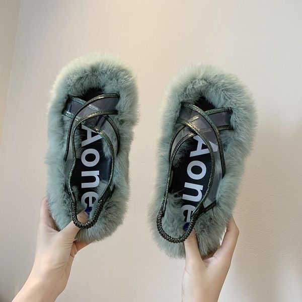 sandals tansparent fur women cross band furry slippers elastic letters gladiator sandalias mujer hollow-out open toe shoes, Black
sandals tansparent fur women cross band furry slippers elastic letters gladiator sandalias mujer hollow-out open toe shoes, Black