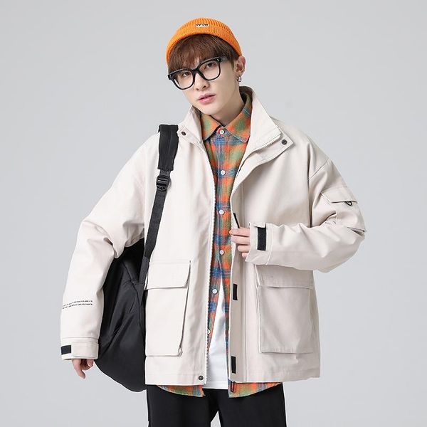 mens jacket spring autumn 2021 lightweight windbreakers casual patchwork korean style hip hop streetwear mens coat fashion, Black;brown
mens jacket spring autumn 2021 lightweight windbreakers casual patchwork korean style hip hop streetwear mens coat fashion, Black;brown