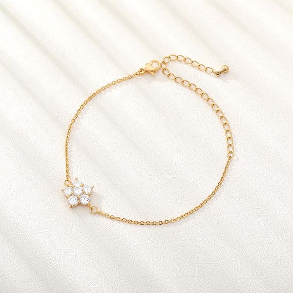 link, chain romantic cherry blossom zircon bracelet lovely flower pendant gold charms for jewelry stainless steel women gifts, Black
link, chain romantic cherry blossom zircon bracelet lovely flower pendant gold charms for jewelry stainless steel women gifts, Black