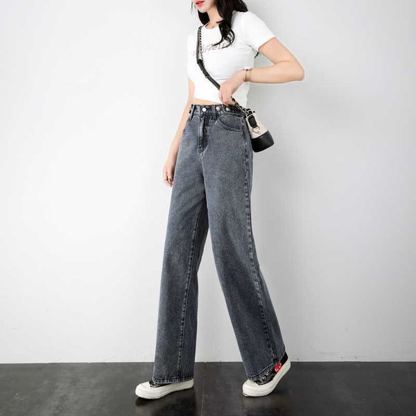 women elastic high waist flare jeans wide leg pants fashion simple female casual denim mom trousers large size 5xl 210927, Blue
women elastic high waist flare jeans wide leg pants fashion simple female casual denim mom trousers large size 5xl 210927, Blue