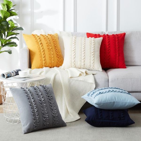 cushion/decorative pillow 18 inch luxury bow cute folds flowers cushion cover soft wool blend solid without filling 45x45cm
cushion/decorative pillow 18 inch luxury bow cute folds flowers cushion cover soft wool blend solid without filling 45x45cm