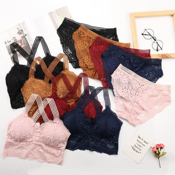 bras sets women lace wire bra set solid color cross back breathable strechy strap anti-light knitted padded, Red;black
bras sets women lace wire bra set solid color cross back breathable strechy strap anti-light knitted padded, Red;black