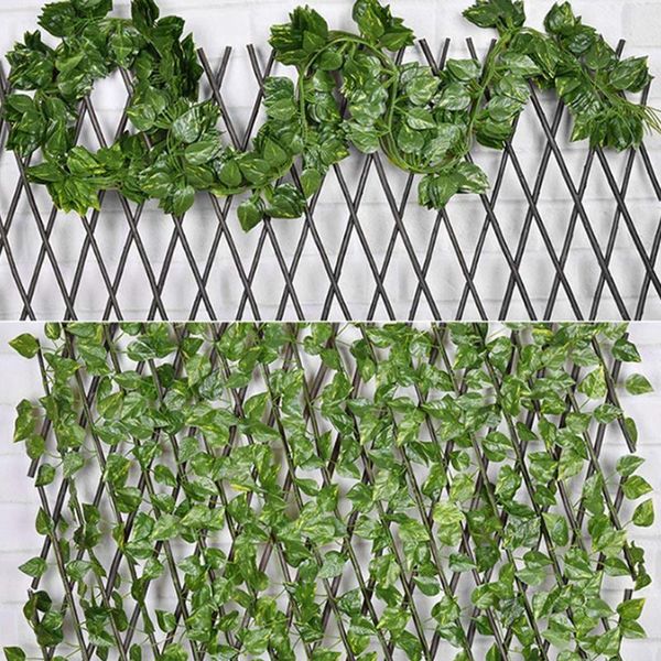 12pcs 2.3m artificial plants diy hanging ivy wreaths fake green leaf ceiling decorative plants for garden landscape
12pcs 2.3m artificial plants diy hanging ivy wreaths fake green leaf ceiling decorative plants for garden landscape