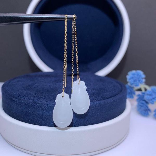 dangle & chandelier shilovem 18k yellow gold real natural white jasper drop earring fine jewelry women wedding gift 9*16mm myme0916.599hby, Silver
dangle & chandelier shilovem 18k yellow gold real natural white jasper drop earring fine jewelry women wedding gift 9*16mm myme0916.599hby, Silver