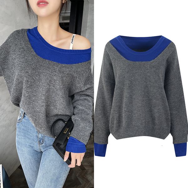 women's sweaters 2021 autumn fashion woman's pullovers loose mesh fake 2 pieces jumper casual shirt streetwear korean clothes j6b, White;black
women's sweaters 2021 autumn fashion woman's pullovers loose mesh fake 2 pieces jumper casual shirt streetwear korean clothes j6b, White;black