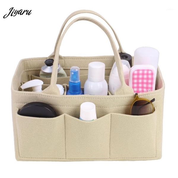 exclusive portable cosmetic bag multi-pockets travel organizer felt cloth insert makeup storage fits handbag bags & cases1
exclusive portable cosmetic bag multi-pockets travel organizer felt cloth insert makeup storage fits handbag bags & cases1