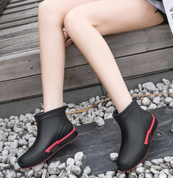 boots fashion rain women summer short ladies water shoes low-outdoor waterproof non-slip car wash kitchen rubber, Black
boots fashion rain women summer short ladies water shoes low-outdoor waterproof non-slip car wash kitchen rubber, Black