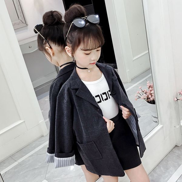 2021 new teenage formal wedding party autumn girls solid color blazer school suit sets two children's clothes ruxr, White
2021 new teenage formal wedding party autumn girls solid color blazer school suit sets two children's clothes ruxr, White
