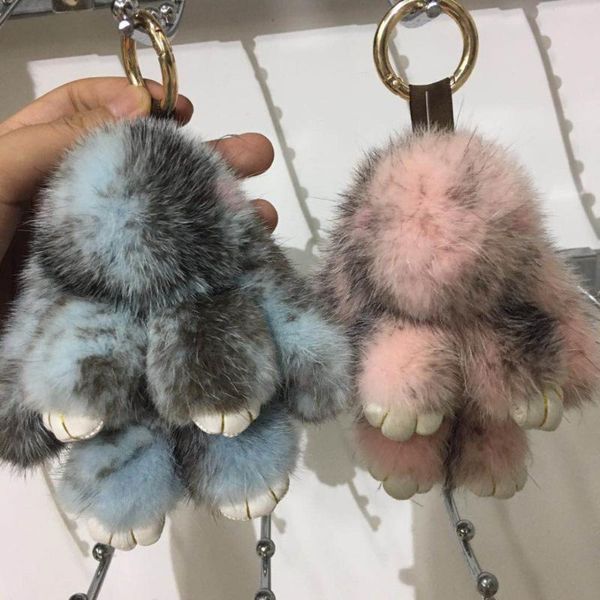 keychains magicfur - 1pc 15cm real genuine cute doll keyring handbag purse car key ring phone keychain pendant, Silver 
keychains magicfur - 1pc 15cm real genuine cute doll keyring handbag purse car key ring phone keychain pendant, Silver