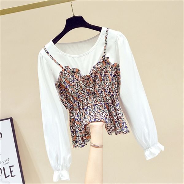 women's shirt 2021 spring new female superior temperament vintage floral printing bouses girls sweaters a0b1, Black
women's shirt 2021 spring new female superior temperament vintage floral printing bouses girls sweaters a0b1, Black