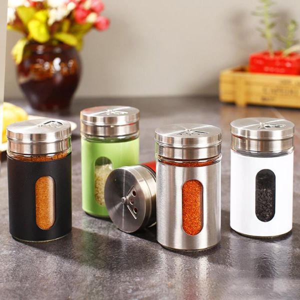 storage bottles & jars stainless steel seasoning glass spreading bottle barbecue pot pepper toothpick holder salt shaker
storage bottles & jars stainless steel seasoning glass spreading bottle barbecue pot pepper toothpick holder salt shaker