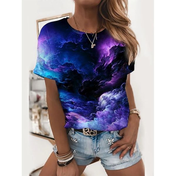 deep purple cloud women is fashion words 3d printing short slim t-shirt summer casual round neck short short sleeve t-shirt, White
deep purple cloud women is fashion words 3d printing short slim t-shirt summer casual round neck short short sleeve t-shirt, White