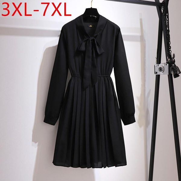 plus size dresses missfansiqi 3xl-7xl spring black dress for women bow long sleeve elastic waist oversize female clothing
plus size dresses missfansiqi 3xl-7xl spring black dress for women bow long sleeve elastic waist oversize female clothing