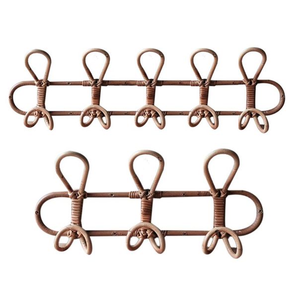 hooks & rails 2 pcs vintage rattan clothes hanger kids garments organizer rack children wall 40x20cm 64.5x20cm
hooks & rails 2 pcs vintage rattan clothes hanger kids garments organizer rack children wall 40x20cm 64.5x20cm