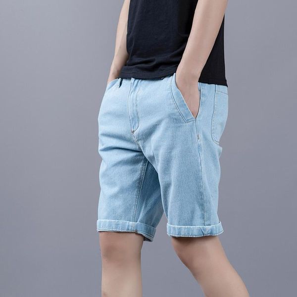 men's jeans summer beach shorts tooling casual straight denim micro stretch cotton, Blue
men's jeans summer beach shorts tooling casual straight denim micro stretch cotton, Blue