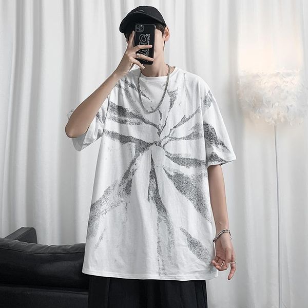 men's t-shirts tie dye print men short sleeve t shirt o neck fashion casual streetwear oversized basic pullover korean style harajuku t, White;black
men's t-shirts tie dye print men short sleeve t shirt o neck fashion casual streetwear oversized basic pullover korean style harajuku t, White;black