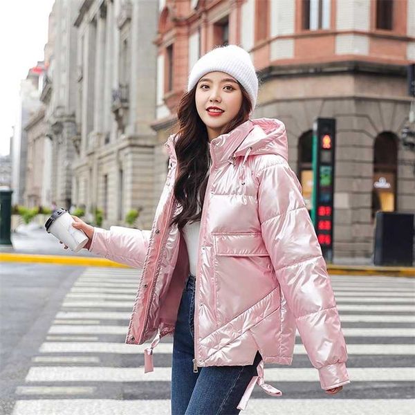xibusana winter warm women parkas bread coats loose shiny cotton padded down jacket casual hooded wadded jackets 201211, Black
xibusana winter warm women parkas bread coats loose shiny cotton padded down jacket casual hooded wadded jackets 201211, Black