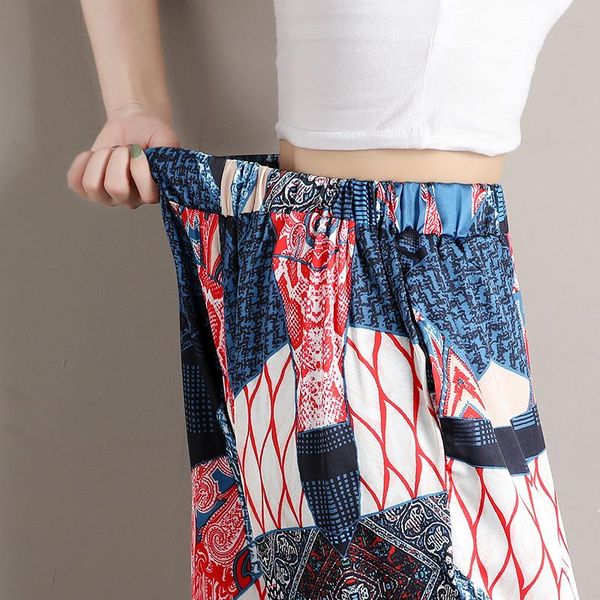 women's pants & capris women summer style loose printing high waist stylish casual harem woman, Black;white
women's pants & capris women summer style loose printing high waist stylish casual harem woman, Black;white