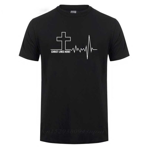 christ lives here cross heartbeat christian jesus faith inspirational t shirt t-shirt for men male short sleeve cotton tshirt 210629, White;black
christ lives here cross heartbeat christian jesus faith inspirational t shirt t-shirt for men male short sleeve cotton tshirt 210629, White;black