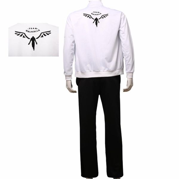 men's tracksuits tokyo revengers anime cosplay role men suit zip up coat and long pants solid white embroid leisure party set 2021, Gray
men's tracksuits tokyo revengers anime cosplay role men suit zip up coat and long pants solid white embroid leisure party set 2021, Gray
