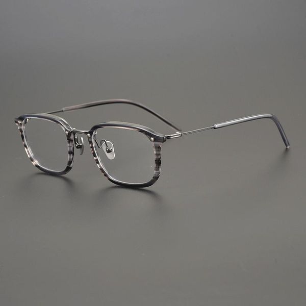 fashion sunglasses frames made in china pure titanium spectacle frame japanese celluloid retro handmade plate myopia, Black
fashion sunglasses frames made in china pure titanium spectacle frame japanese celluloid retro handmade plate myopia, Black