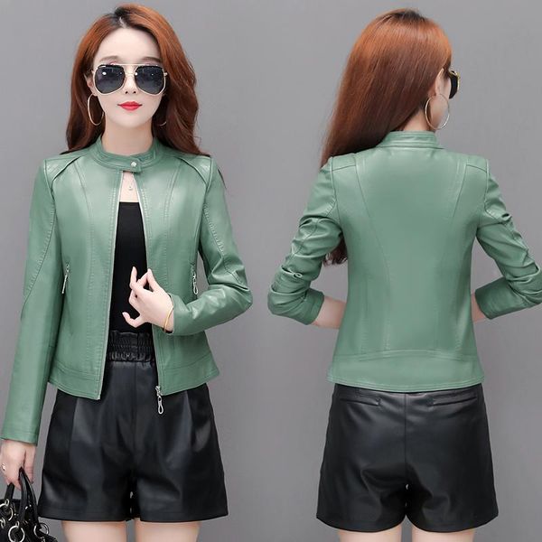 women's leather & faux autumn women pu jacket girl short coat female black punk bomber outwear blazer lady spring m-4xl
women's leather & faux autumn women pu jacket girl short coat female black punk bomber outwear blazer lady spring m-4xl