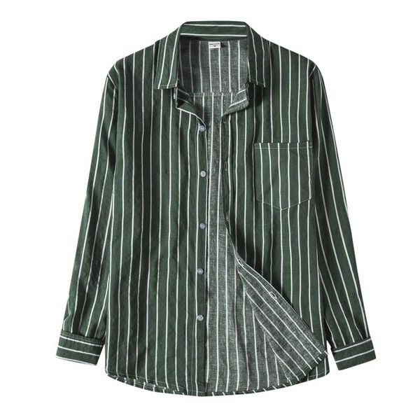 men's casual shirts 2021 fashion autumn men shirt stripe print hawaii male long sleeve lapel beach streetwear holiday, White;black
men's casual shirts 2021 fashion autumn men shirt stripe print hawaii male long sleeve lapel beach streetwear holiday, White;black