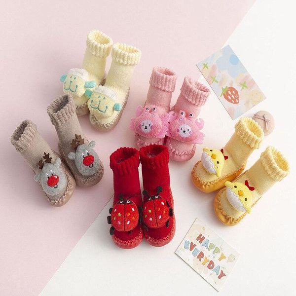 socks winter thicken born baby toddler girls boys anti slip soft floor warm clothes accessories, Pink;yellow
socks winter thicken born baby toddler girls boys anti slip soft floor warm clothes accessories, Pink;yellow