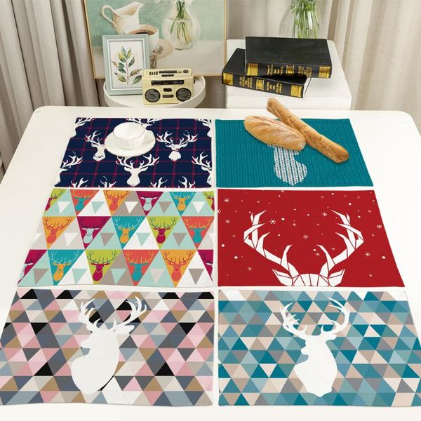mats & pads creative ins elk non-slip insulation placemat for table dinner cotton linen home decor 42*32cm 0071
mats & pads creative ins elk non-slip insulation placemat for table dinner cotton linen home decor 42*32cm 0071