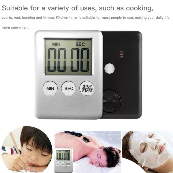 new mini portable kitchen digital timer cooking studying count-down clock lcd screen display alarm kitchen gadget
new mini portable kitchen digital timer cooking studying count-down clock lcd screen display alarm kitchen gadget
