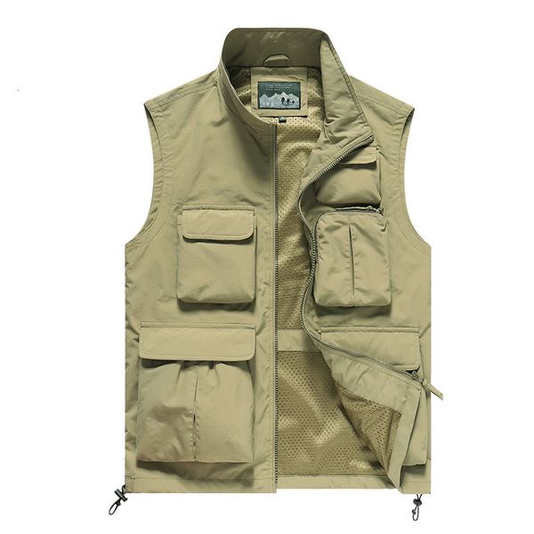 men's vests will see no sleeves multi-pocket casual spring in the air travel p thin male vest uvyq, Black;white
men's vests will see no sleeves multi-pocket casual spring in the air travel p thin male vest uvyq, Black;white
