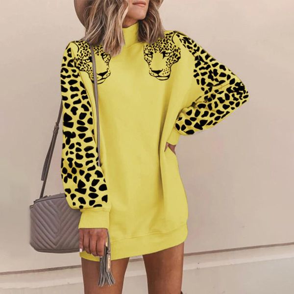 women's hoodies & sweatshirts leopard print patchwork high neck long sleeve female pullovers 2021 spring autumn lady knitted, Black
women's hoodies & sweatshirts leopard print patchwork high neck long sleeve female pullovers 2021 spring autumn lady knitted, Black