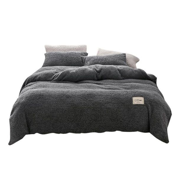 bedding sets lamb wool warm four-piece simple solid color winter thick bed sheet blanket quilt cover multi-purpose single double set
bedding sets lamb wool warm four-piece simple solid color winter thick bed sheet blanket quilt cover multi-purpose single double set