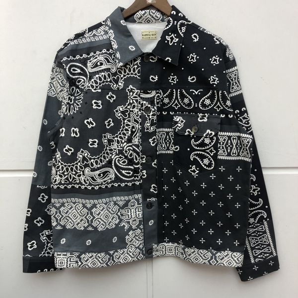 2021 new cashew flower kapital denim jacket men women 1:1 button coat cargo outerwear mens clothing xko0, Black;brown
2021 new cashew flower kapital denim jacket men women 1:1 button coat cargo outerwear mens clothing xko0, Black;brown