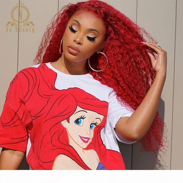 13*6 red color lace front human hair wig remy brazilian curly hair ombre lace wig for black women pre plucked nabeauty 150, Black;brown
13*6 red color lace front human hair wig remy brazilian curly hair ombre lace wig for black women pre plucked nabeauty 150, Black;brown