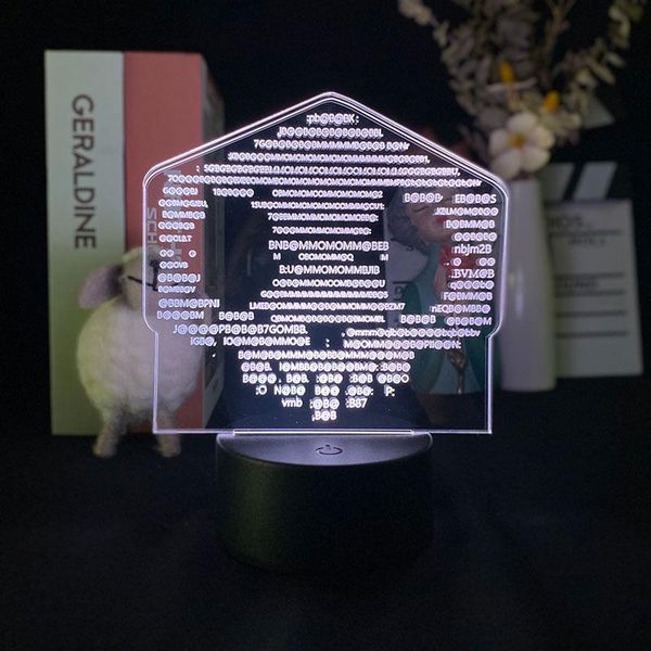 night lights acrylic 3d led nightlight anime figures light for kids children birthday gift bedroom decoration bedside table manga gadget lam
night lights acrylic 3d led nightlight anime figures light for kids children birthday gift bedroom decoration bedside table manga gadget lam