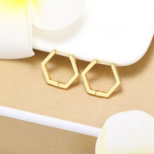 hoop & huggie fashion women small geometry soop earrings for simple hexagon stainless steel vintage hoops ear rings wholesale, Golden;silver
hoop & huggie fashion women small geometry soop earrings for simple hexagon stainless steel vintage hoops ear rings wholesale, Golden;silver