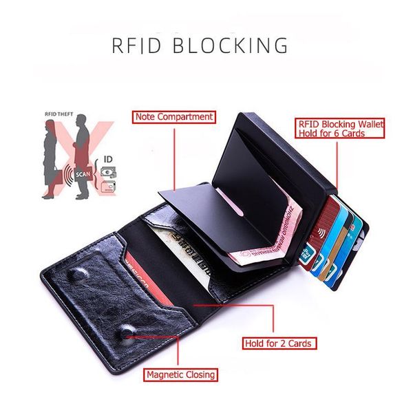 bycobecy 2020 men smart button pop-up card holder rfid blocking aluminum card wallet fashion pu leather id holder qylxvq
bycobecy 2020 men smart button pop-up card holder rfid blocking aluminum card wallet fashion pu leather id holder qylxvq