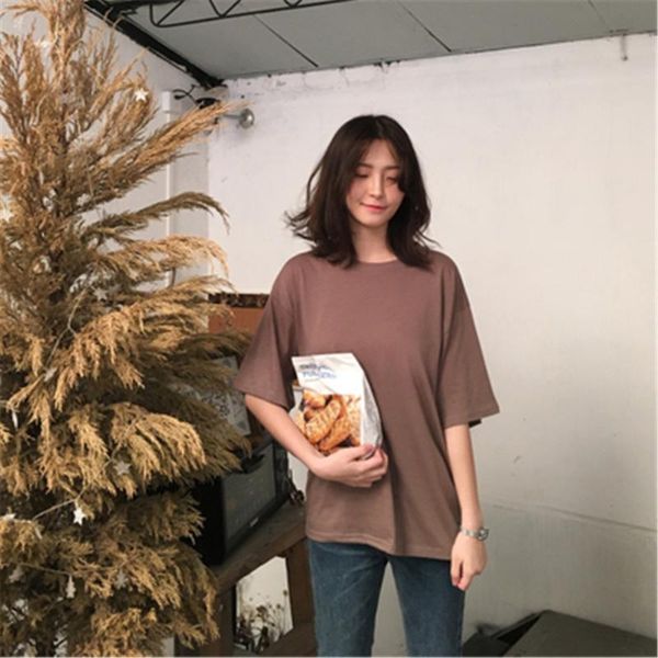 women's t-shirt 2021 women t-shirts summer fashion woman cotton tees casual short sleeve o-neck tshirt solid color t shirts, White
women's t-shirt 2021 women t-shirts summer fashion woman cotton tees casual short sleeve o-neck tshirt solid color t shirts, White