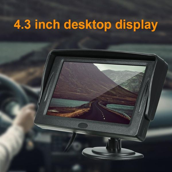 car video 4.3 inch tft color display sun visor lcd monitor dashboard screen parking stand type 800 * 480 2 way av input
car video 4.3 inch tft color display sun visor lcd monitor dashboard screen parking stand type 800 * 480 2 way av input