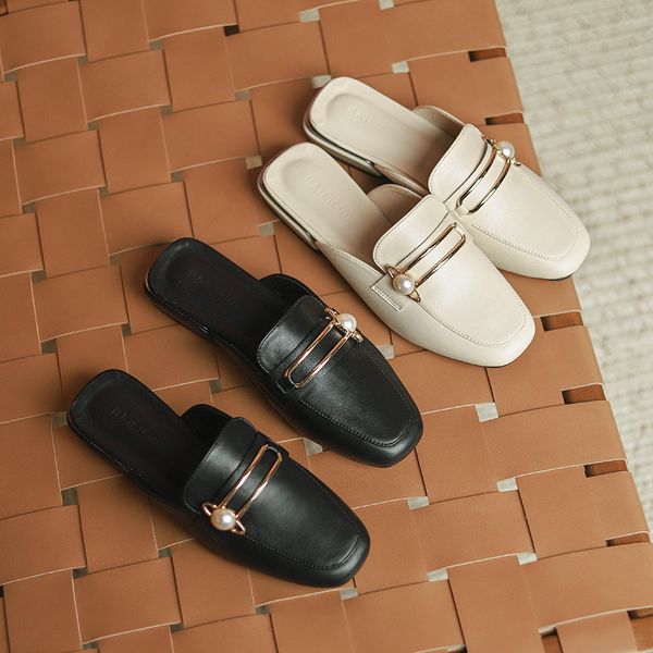 square head half slippers women wear new thick heel lazy muller outside in summer. large women's shoes 41-43, Black
square head half slippers women wear new thick heel lazy muller outside in summer. large women's shoes 41-43, Black