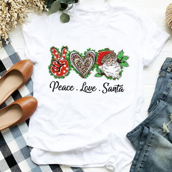 women merry christmas santa clause cartoon new year printing holiday clothes ladies graphic print tee tshirt female t-shirt, White
women merry christmas santa clause cartoon new year printing holiday clothes ladies graphic print tee tshirt female t-shirt, White