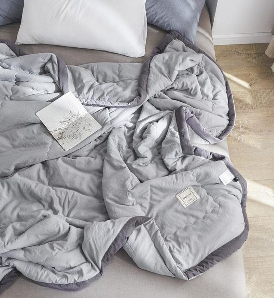 comforters & sets drop ship solid pink grey bedspread summer quilt blanket bed cover quilting home textiles suitable for children adult
comforters & sets drop ship solid pink grey bedspread summer quilt blanket bed cover quilting home textiles suitable for children adult