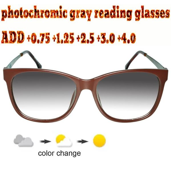 sunglasses pochromic gray reading glasses cat's eyes large size frame ultralight trend fashion ladies women+0.75to+4.0, White;black
sunglasses pochromic gray reading glasses cat's eyes large size frame ultralight trend fashion ladies women+0.75to+4.0, White;black